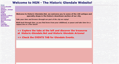 Desktop Screenshot of historic-glendale.net